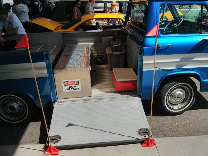 Corvair pickup with side loading gate