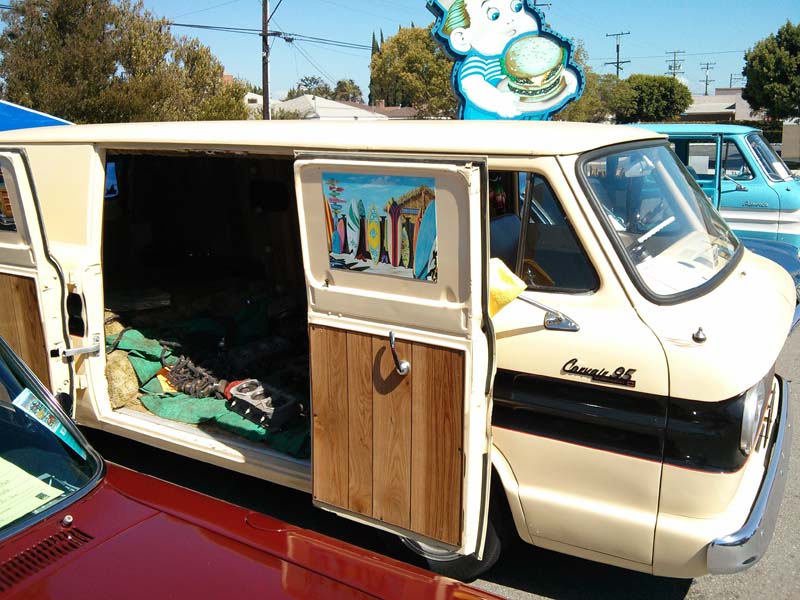 Classic Corvair hippie van