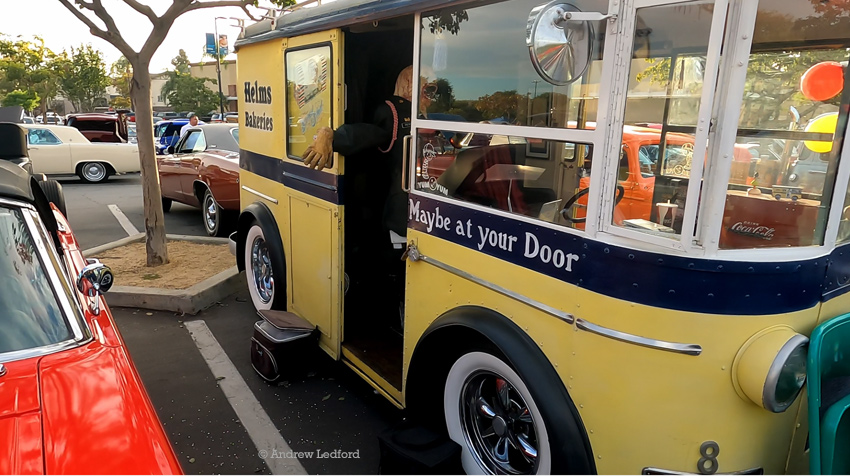 Helms Bakery Truck Halloween Car Show