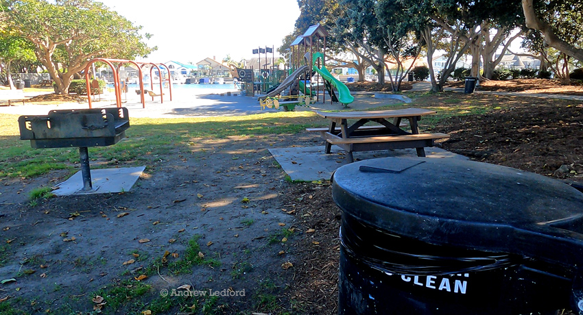 Barbeque and Picnic Area at Seabridge Park Huntington Beach