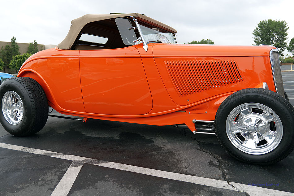 Cars and Coffee September 2023 Orange side