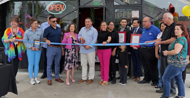 Fat Belly Grill ribbon cutting La Habra