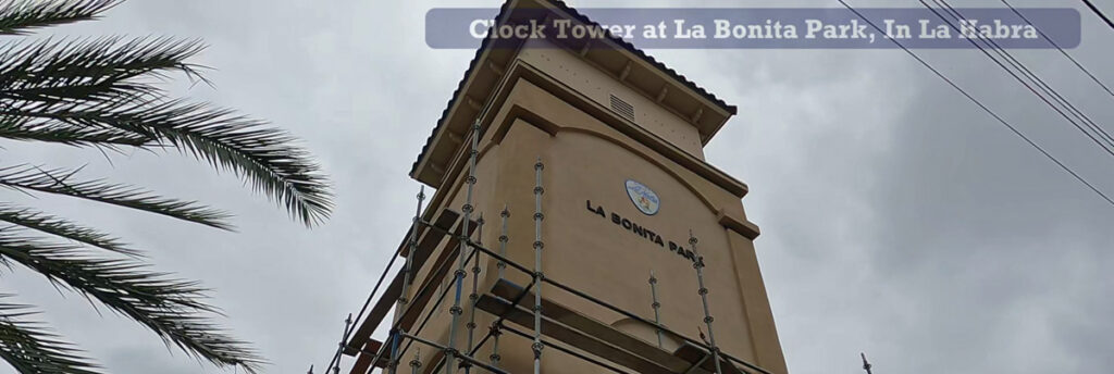 La Bonita Park Clock Tower in La Habra